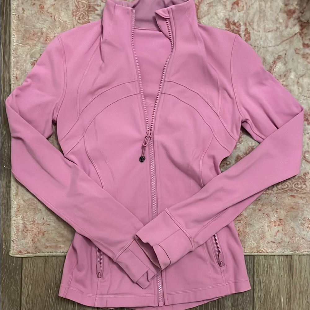 Lululemon pink define jacket size 2